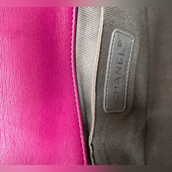 CHANEL Pink Velvet Quilted Small Boy Bag-17334532 - Picture 12 of 15